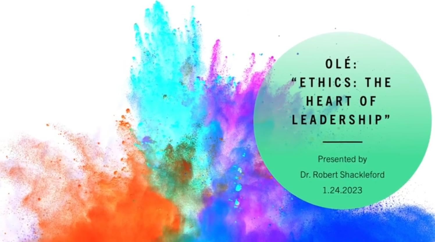 Ethics: The Heart of Leadership