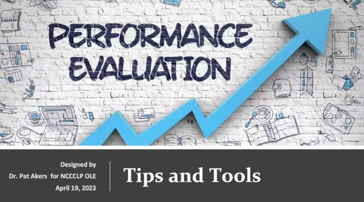 Performance Evaluation: Tips & Tools