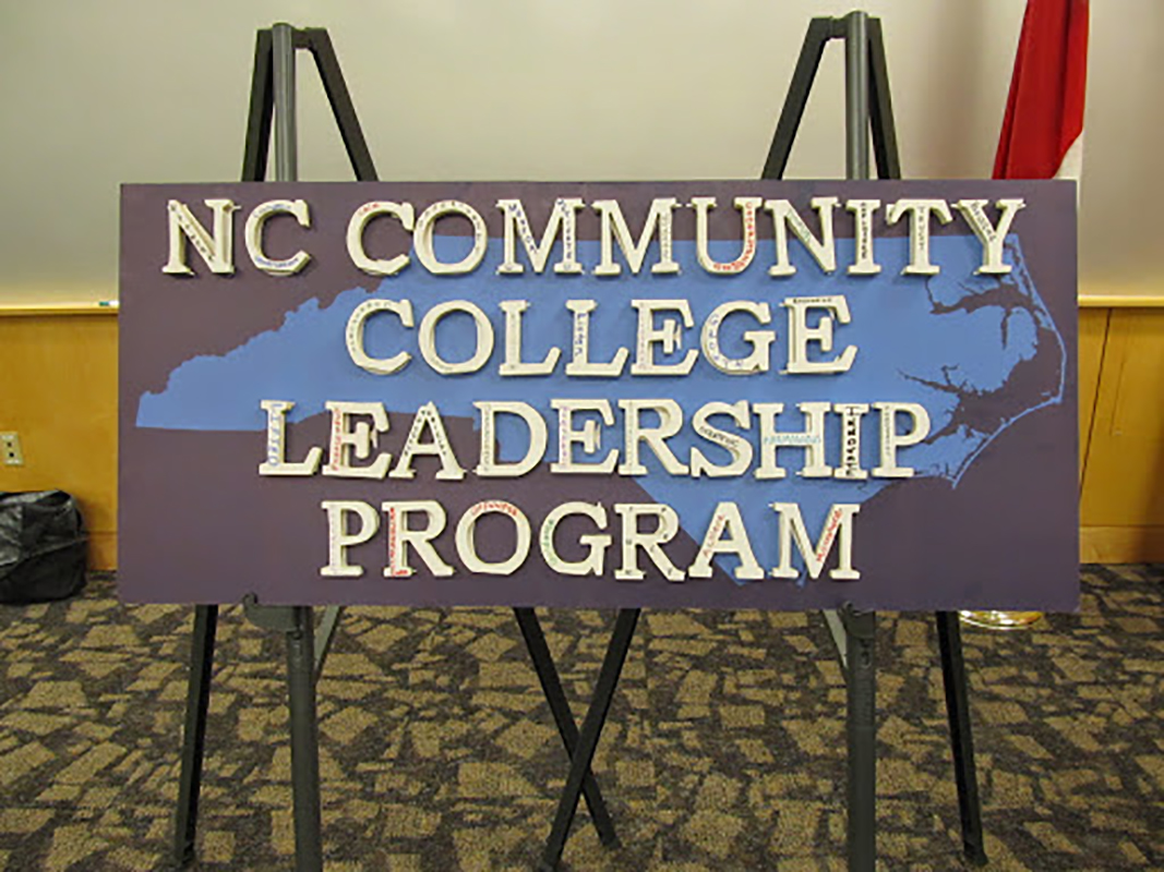 NCCCLP Poster on easel